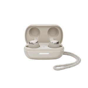 JBL Reflect Flow Pro - White - Waterproof true wireless Noise Cancelling active sport earbuds - Detailshot 2